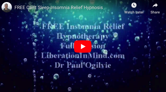 Insomnia relief hypnosis