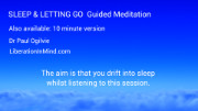 Sleep and letting go guided meditation