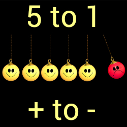 5 to 1 positive to negative thoughts