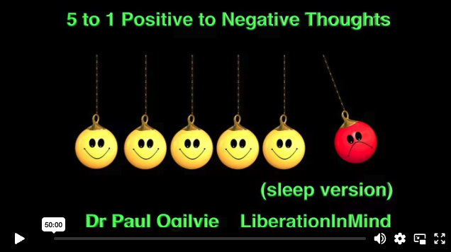 5 to 1 positive to negative thoughts